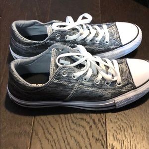 Converse sneakers - gray shimmer